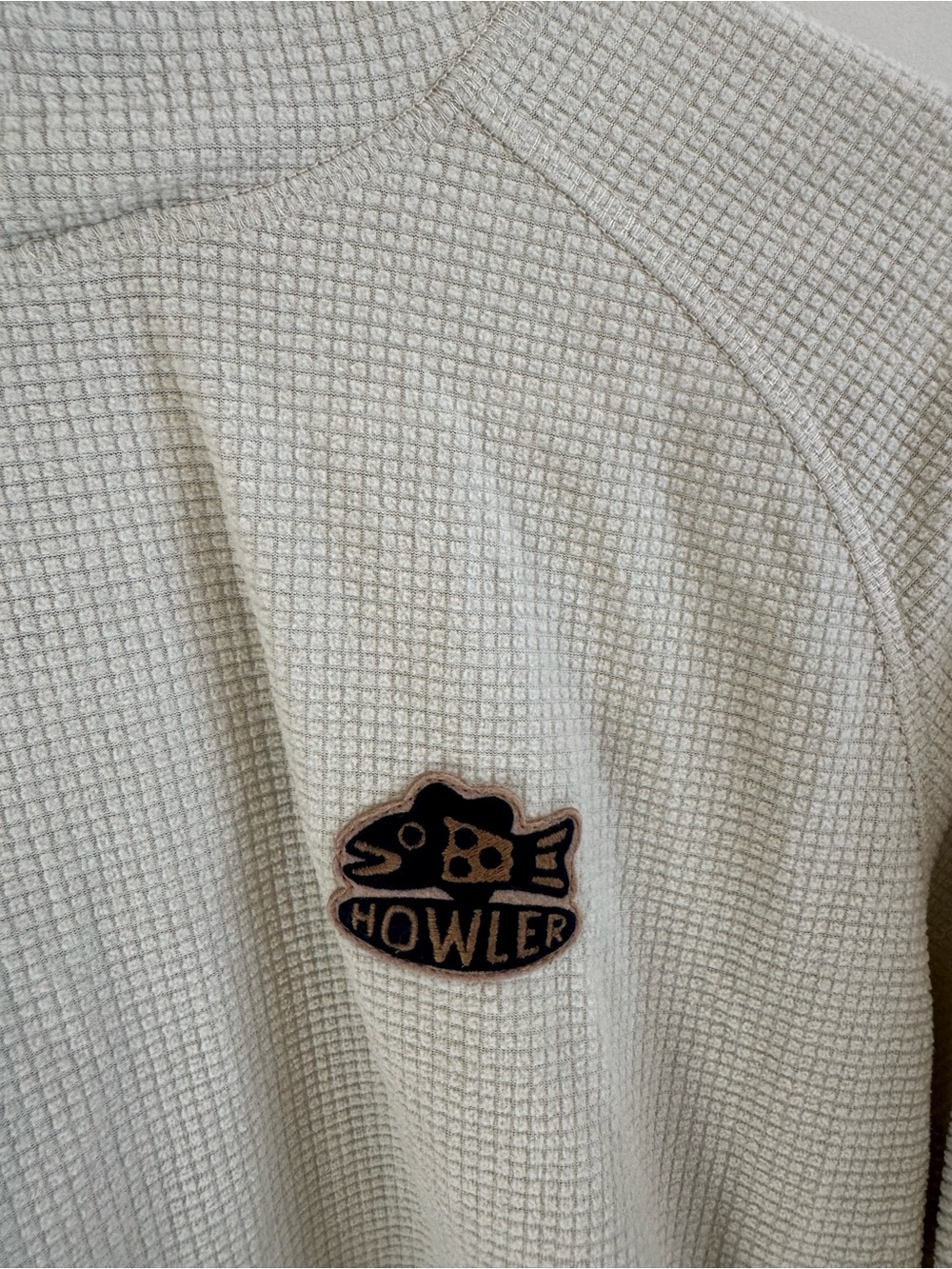 Howler Bros Cream Pullover Hoodie - Picture 2 of 9